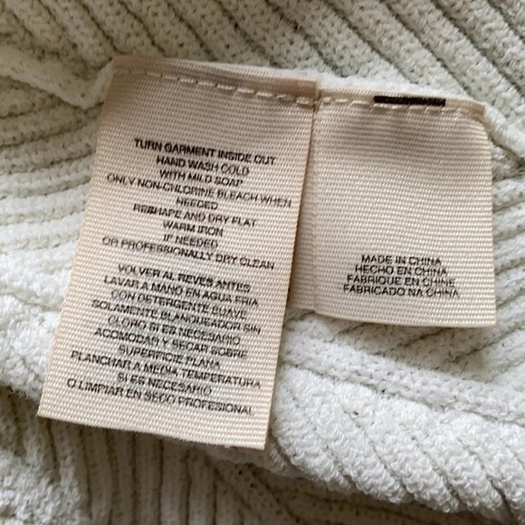 Rachel Roy ivory peplum knit tank large - Picture 5 of 6